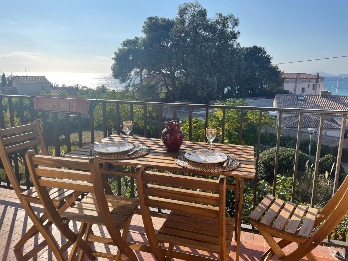 Appartement Cosy Vue Mer A 50 M De La Plage - Refait A Neuf Et Climatise เลอ ปราเดต์ ภายนอก รูปภาพ