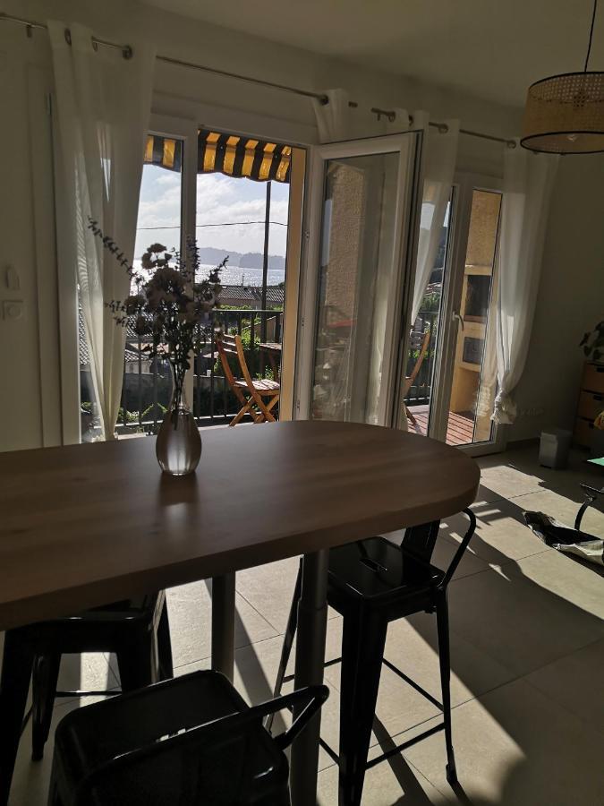 Appartement Cosy Vue Mer A 50 M De La Plage - Refait A Neuf Et Climatise เลอ ปราเดต์ ภายนอก รูปภาพ
