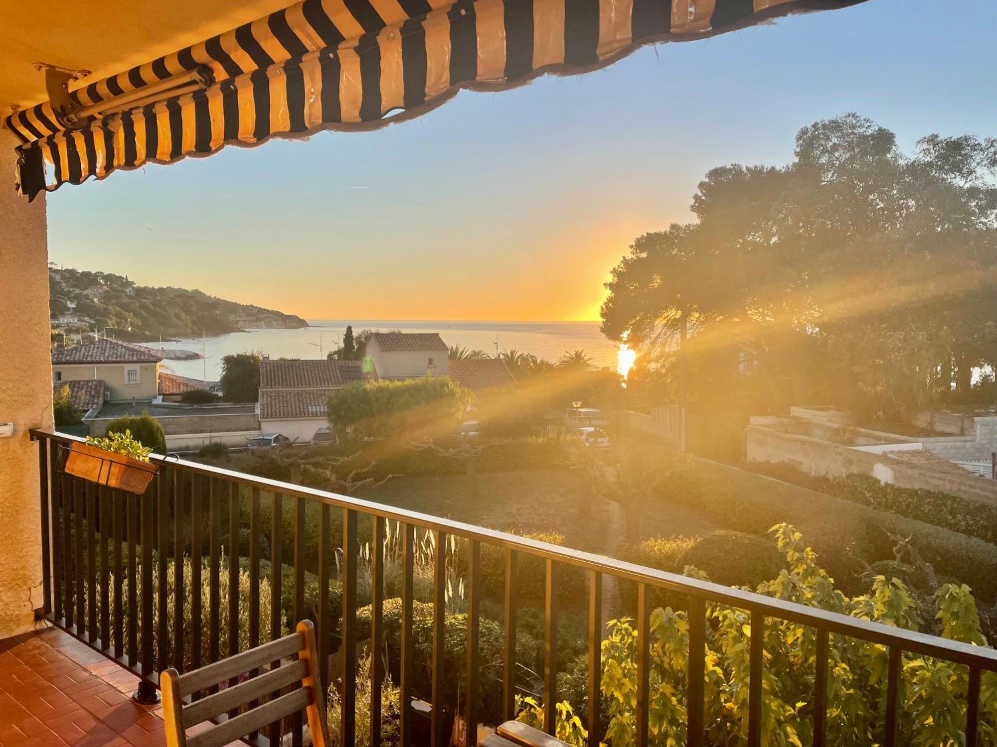 Appartement Cosy Vue Mer A 50 M De La Plage - Refait A Neuf Et Climatise เลอ ปราเดต์ ภายนอก รูปภาพ